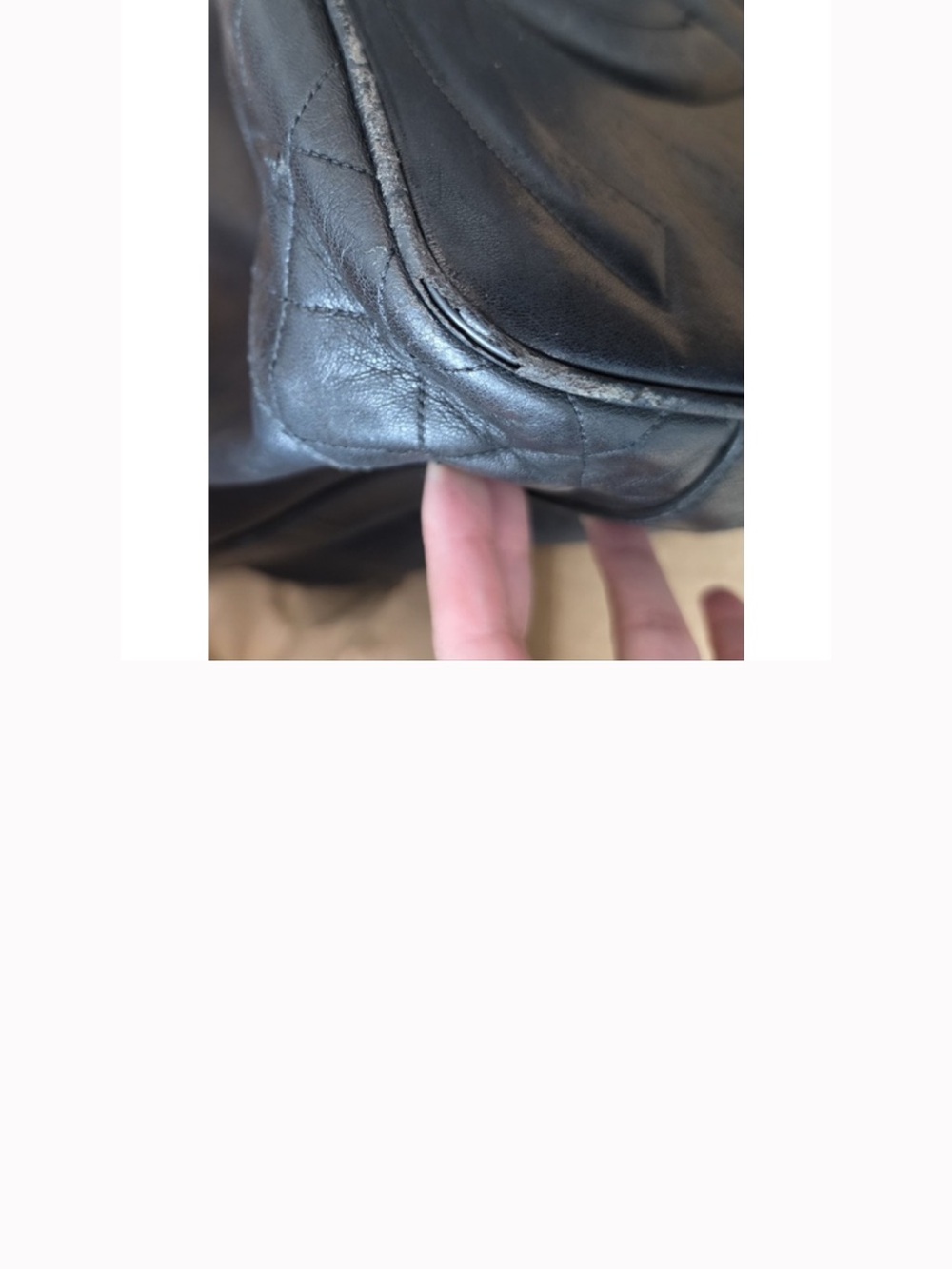 CHANEL Black Leather Bucket Bag with Gold Chain - Picture 11 of 15